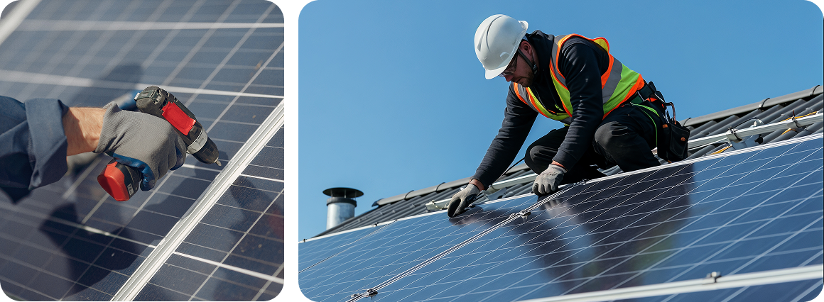 solar panel installation for energy efficiency and increased home value